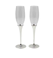 2pc Tiffany Toasting Flutes