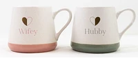 Wifey and Hubby Mug Set