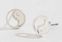Yin Yang Stud Earrings