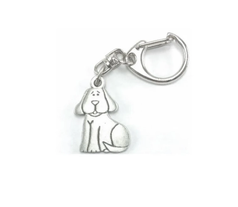 Chelsea Pewter Dog Keychain