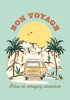 Bon Voyage Have an Amazing Adventure Card