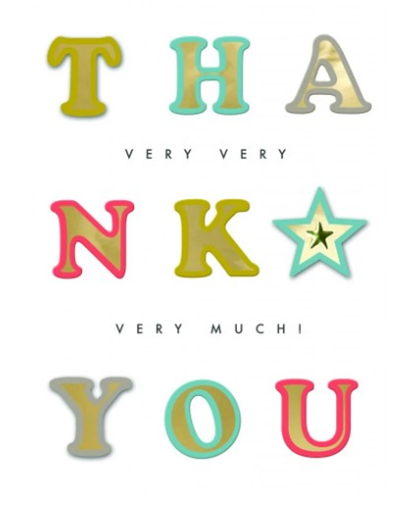 Thank You Very Very Much Card