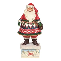 Jim Shore Lapland Santa on Base