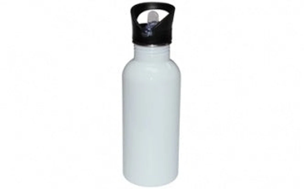 Customizable 600ml Stainless Steel Water Bottle Straw Top