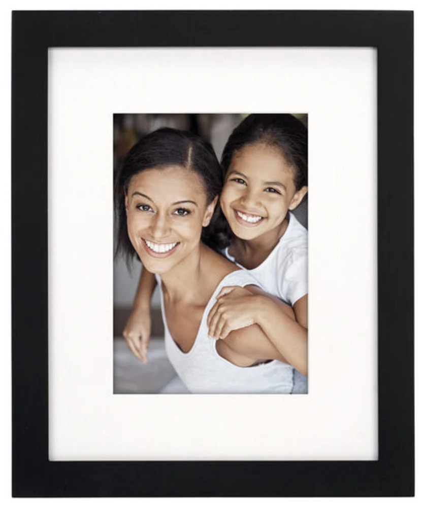 Linear Black Frame with Mat