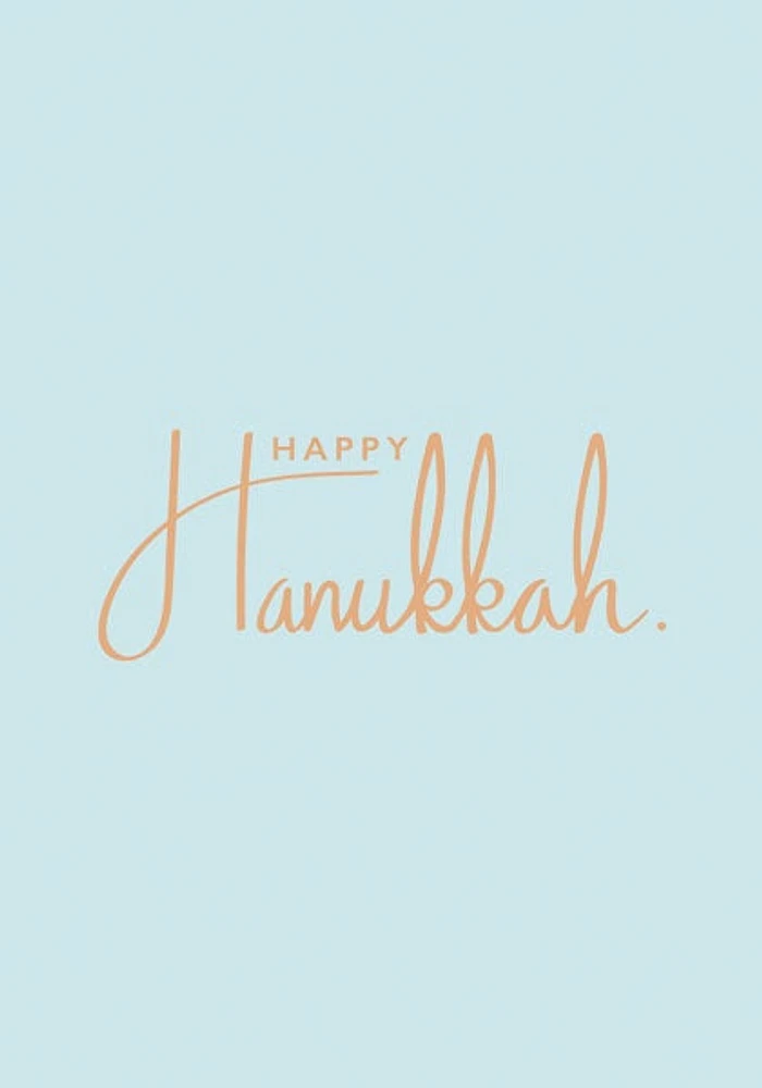 Happy Hanukkah Card