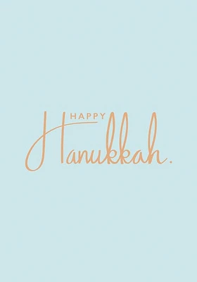 Happy Hanukkah Card