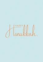 Happy Hanukkah Card