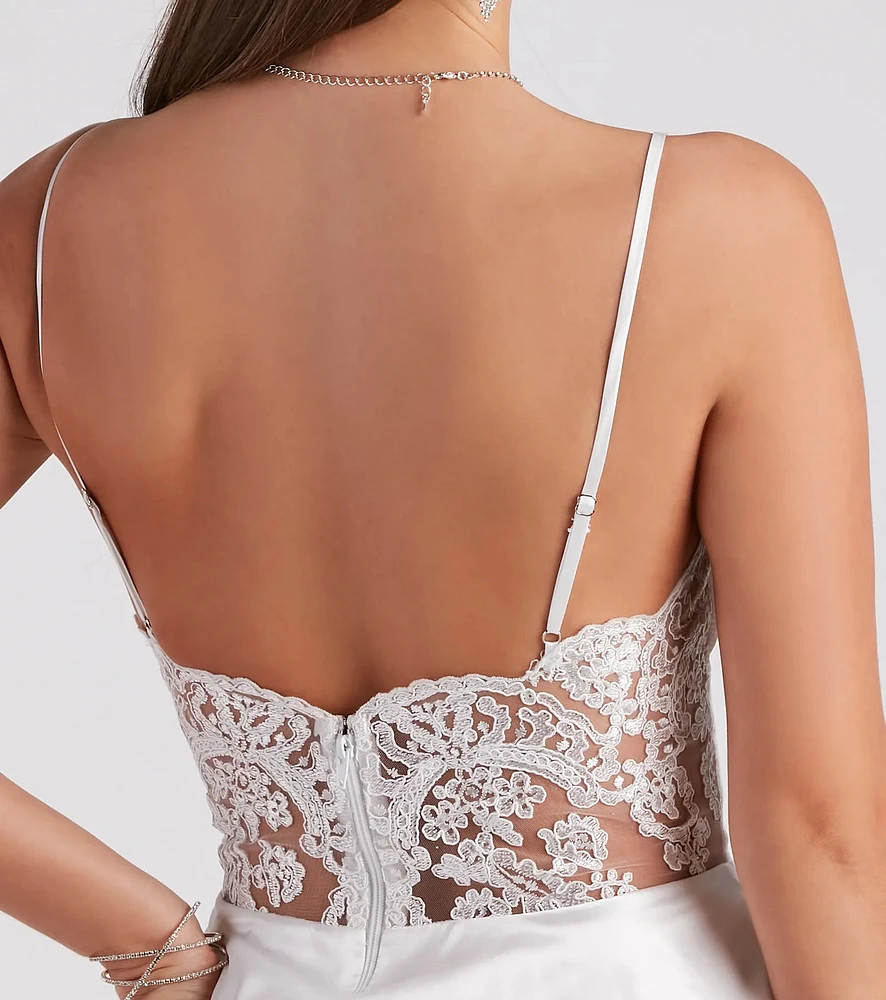Danielle Lace A-Line Party Dress