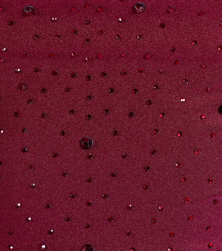 Marva Lace-Up Rhinestone Mermaid Formal Dress