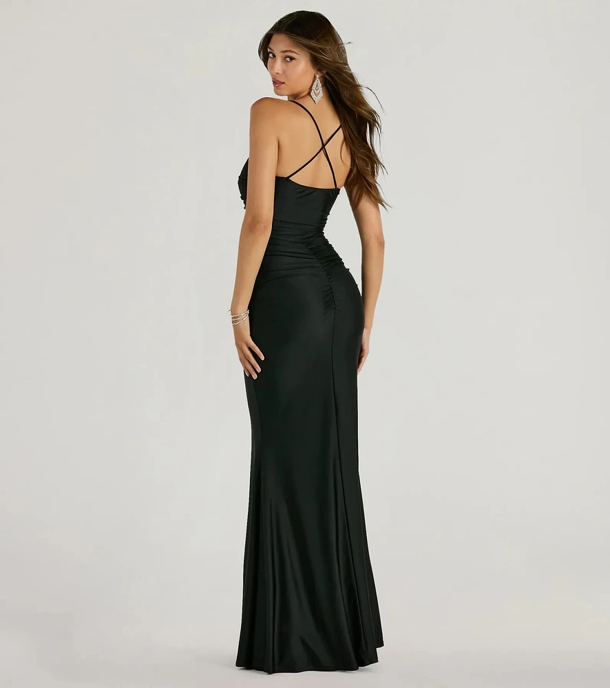 Maisie Sweetheart Ruched Mermaid Formal Dress