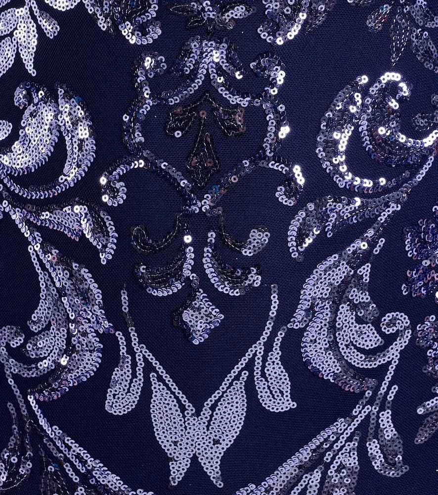 Moira Lace-Up Sequin Formal Dress