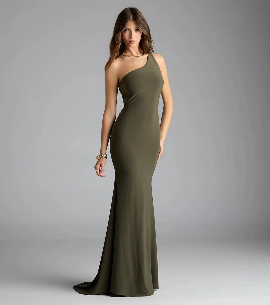 Willow One-Shoulder Mermaid Formal Dress