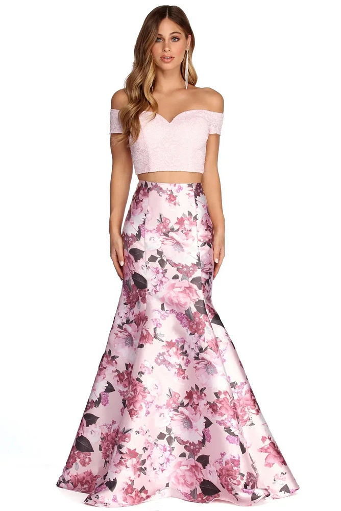 Mel Lace Two Piece Dress