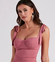 Party Scene Sweetheart Mini Dress