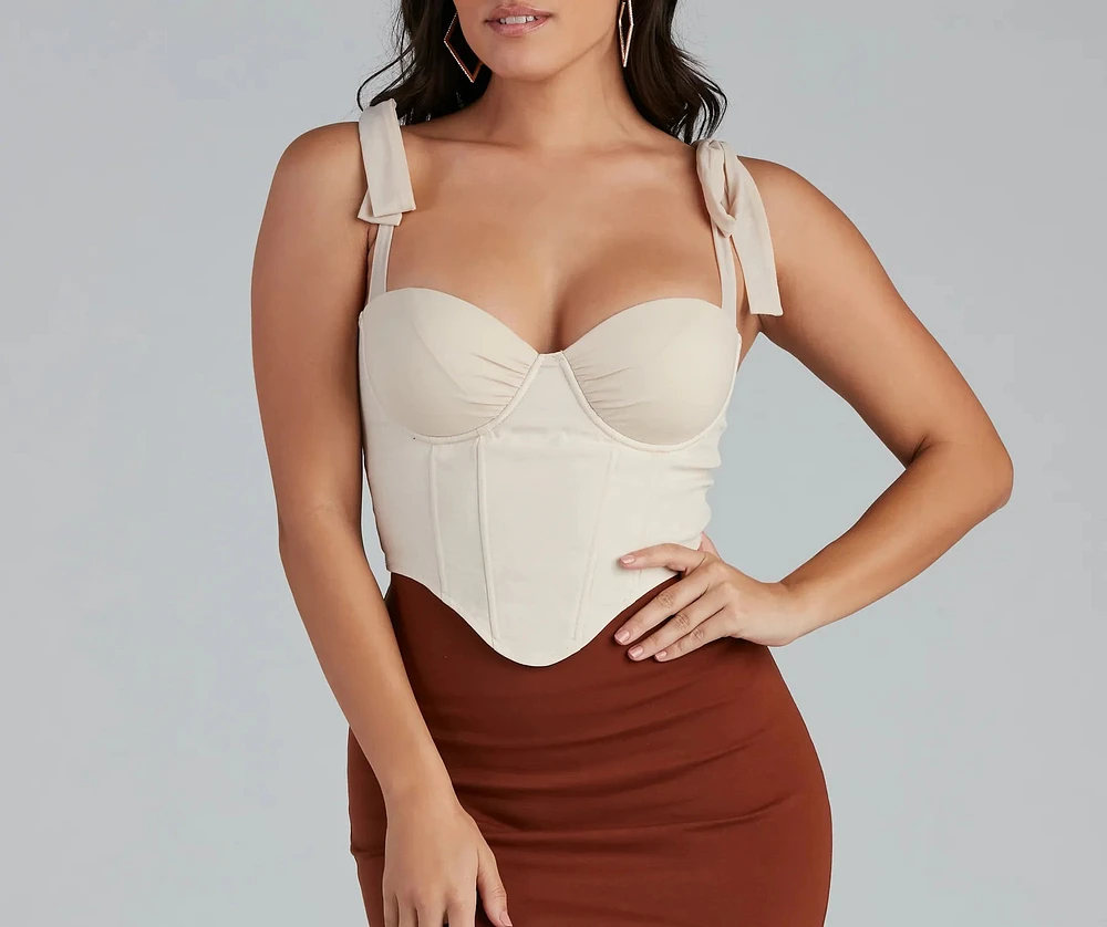 The Sun Tie Strap Corset