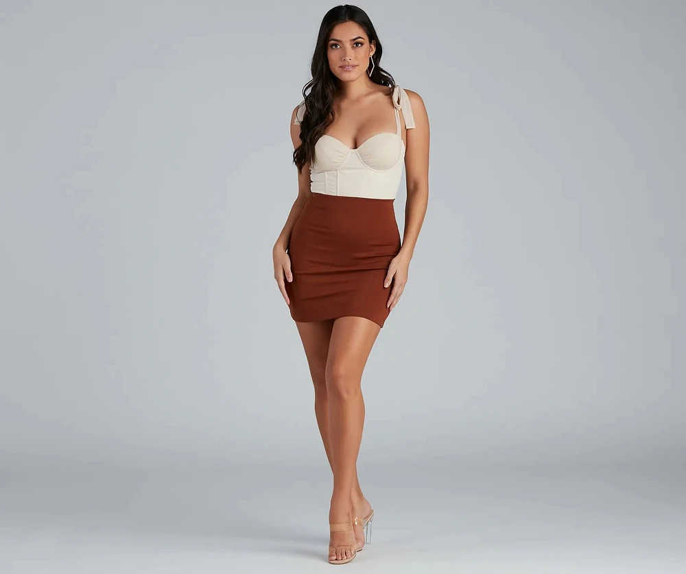 The Sun Tie Strap Corset