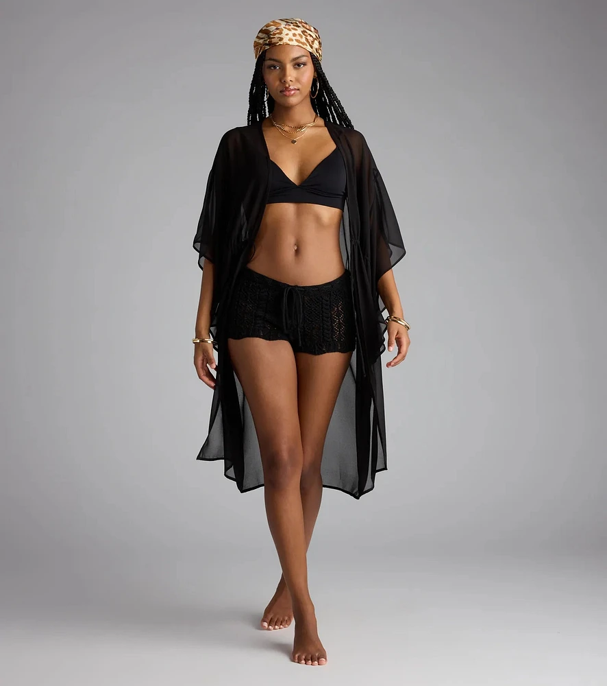 Destined For Sun Chiffon Kimono