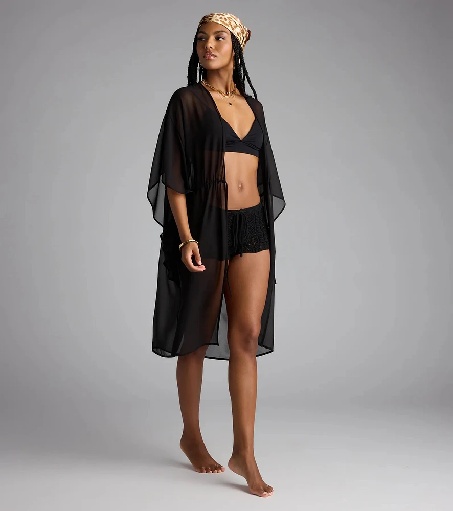 Destined For Sun Chiffon Kimono