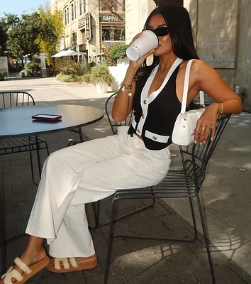 Perfect Day High-Rise Straight Leg Denim Jeans