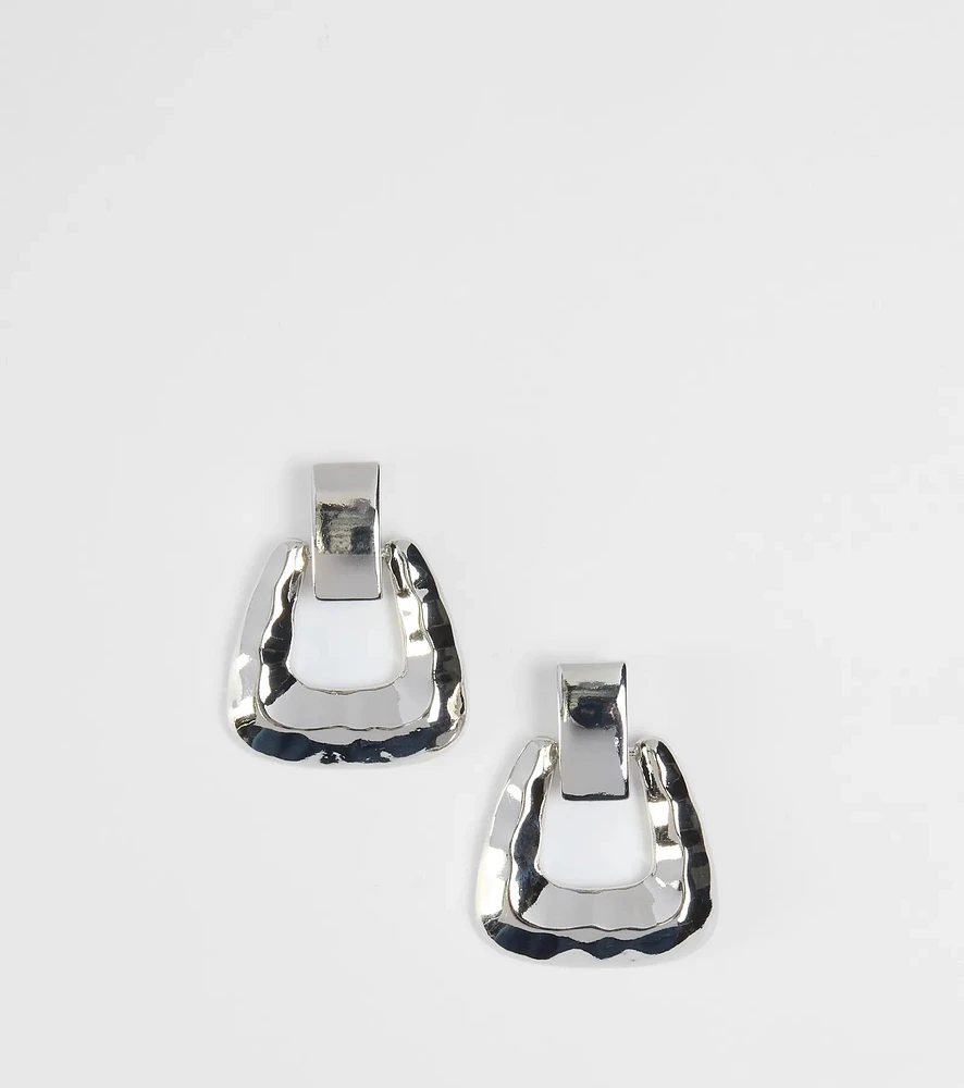 Walk Around Town Door Knocker Earrings