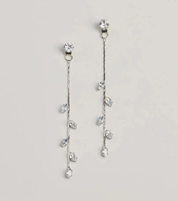 Delicate Bling Rhinestone Stud Earrings