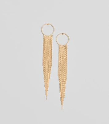 Elevated Glam Fringe Earrings