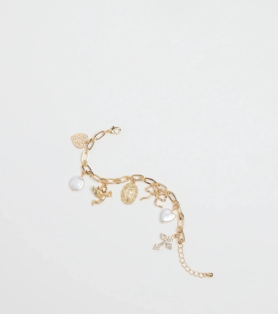 Trendy Perfection Charm Bracelet