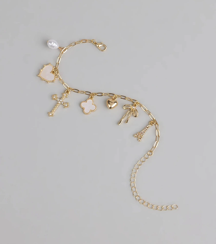 Charm School Dropout Chain Bracelet