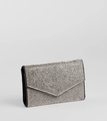 Moment of Luxe Rhinestone Wristlet