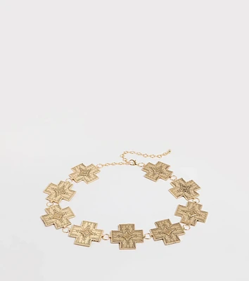 Desert Babe Cross Concho Belt