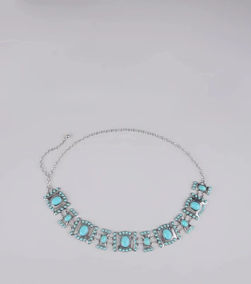 Cowgirl Energy Concho Chain Belt