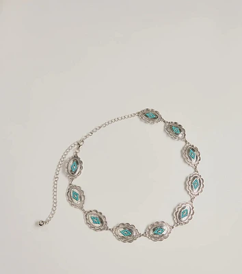 Western Spirit Concho Stone Belt