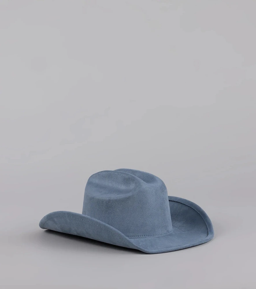 Western Sun Micro Suede Cowboy Hat