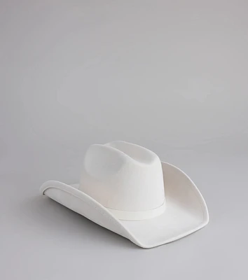 True Cutie Buckle Trim Cowboy Hat