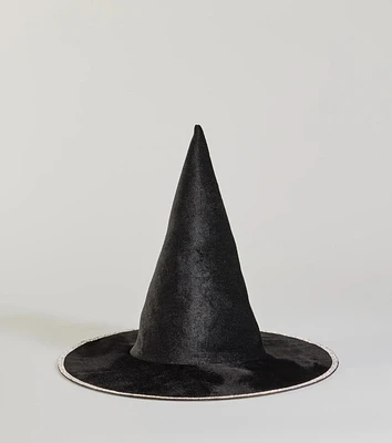 Hexed Beauty Velvet Rhinestone Witch Hat