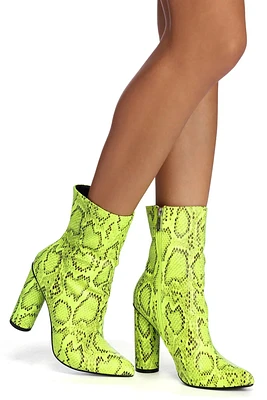 Snake My Way Booties