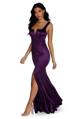 Nora Formal Satin Dress