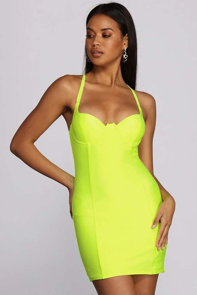 So Sweetheart Underwire Mini Dress