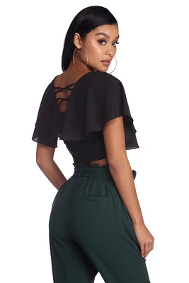 Flutter With Flattery Crop Top