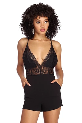 A Little Lace Romper