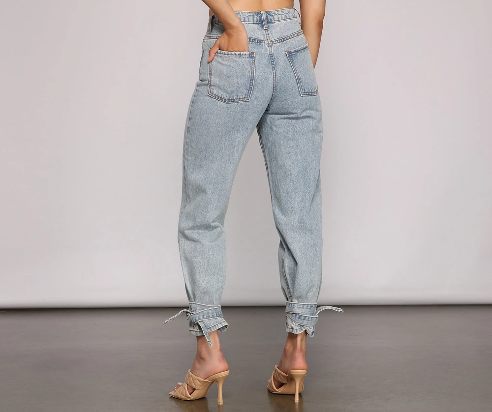 Thinking About You High-Rise Boyfriend Jeans