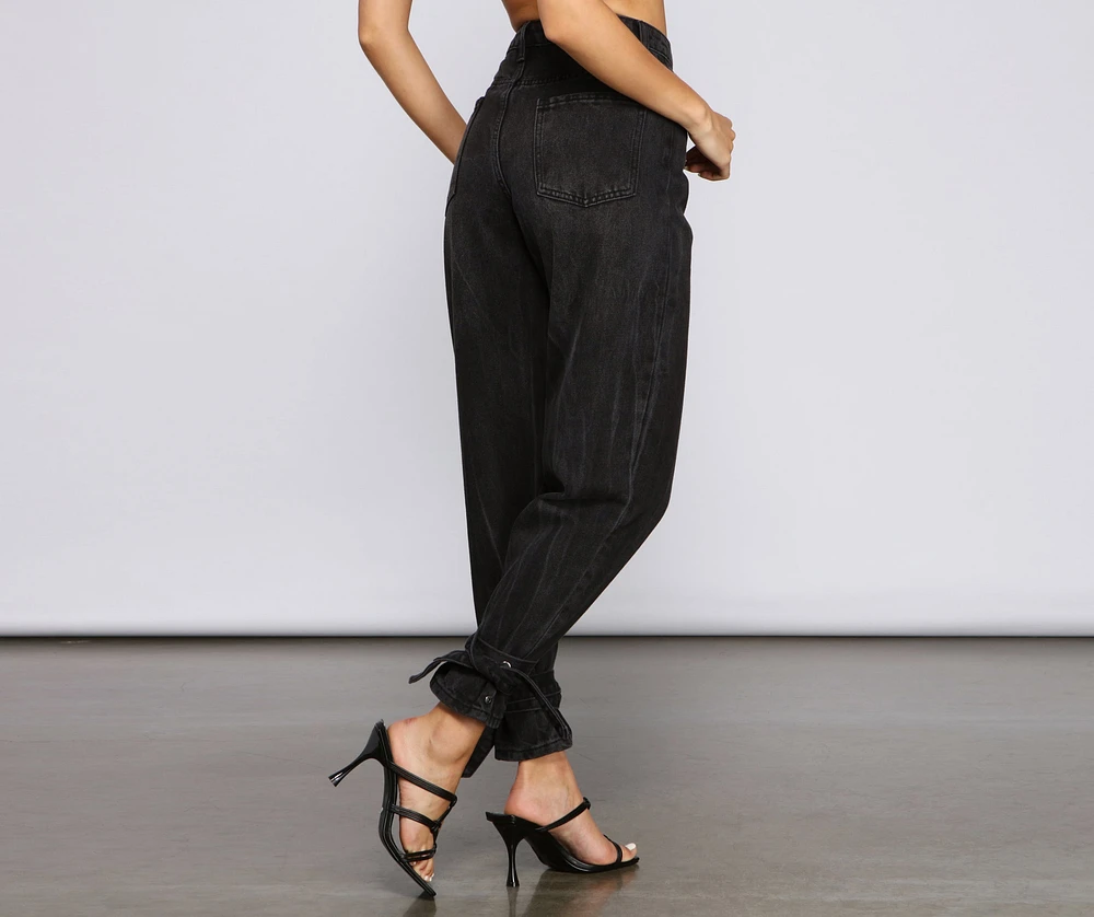 Thinking About You High-Rise Boyfriend Jeans