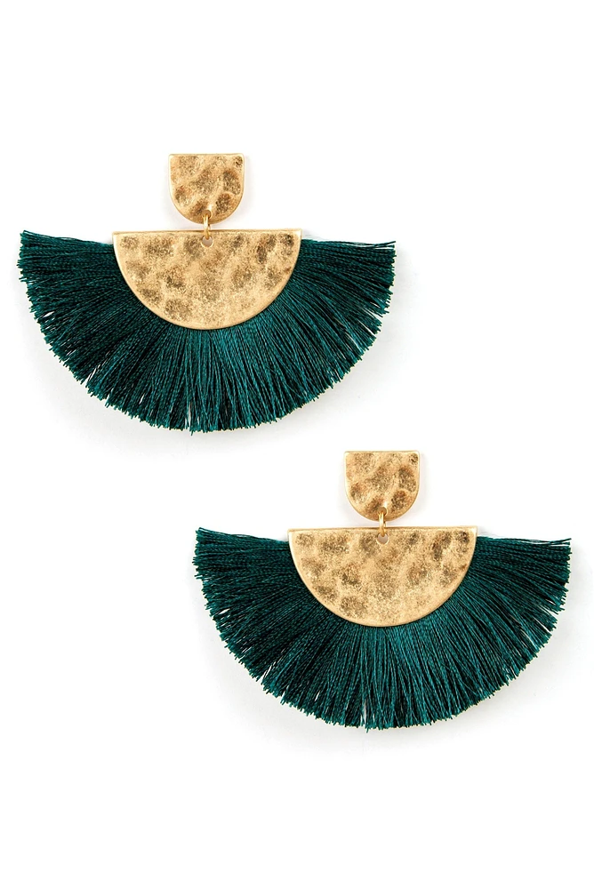 Fanned Out Tassel Earrings