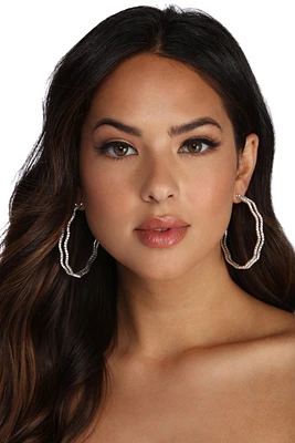 Ride The Wave Double Hoop Earrings