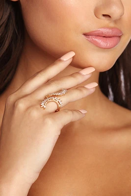 Wrapped In Luxe Cubic Zirconia Ring