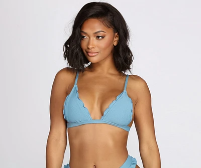 Sweet Summer Ruffle Swim Top