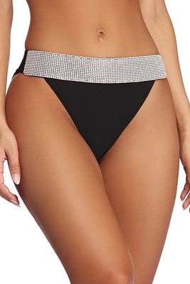 Drippin' Rhinestones Swim Bottoms