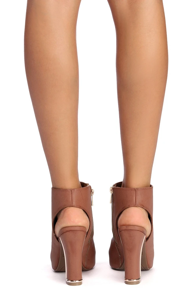 Feeling Fab Peep Toe Booties