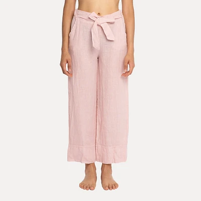 Astrid — Pantalon Hampton à nouer sur le devant